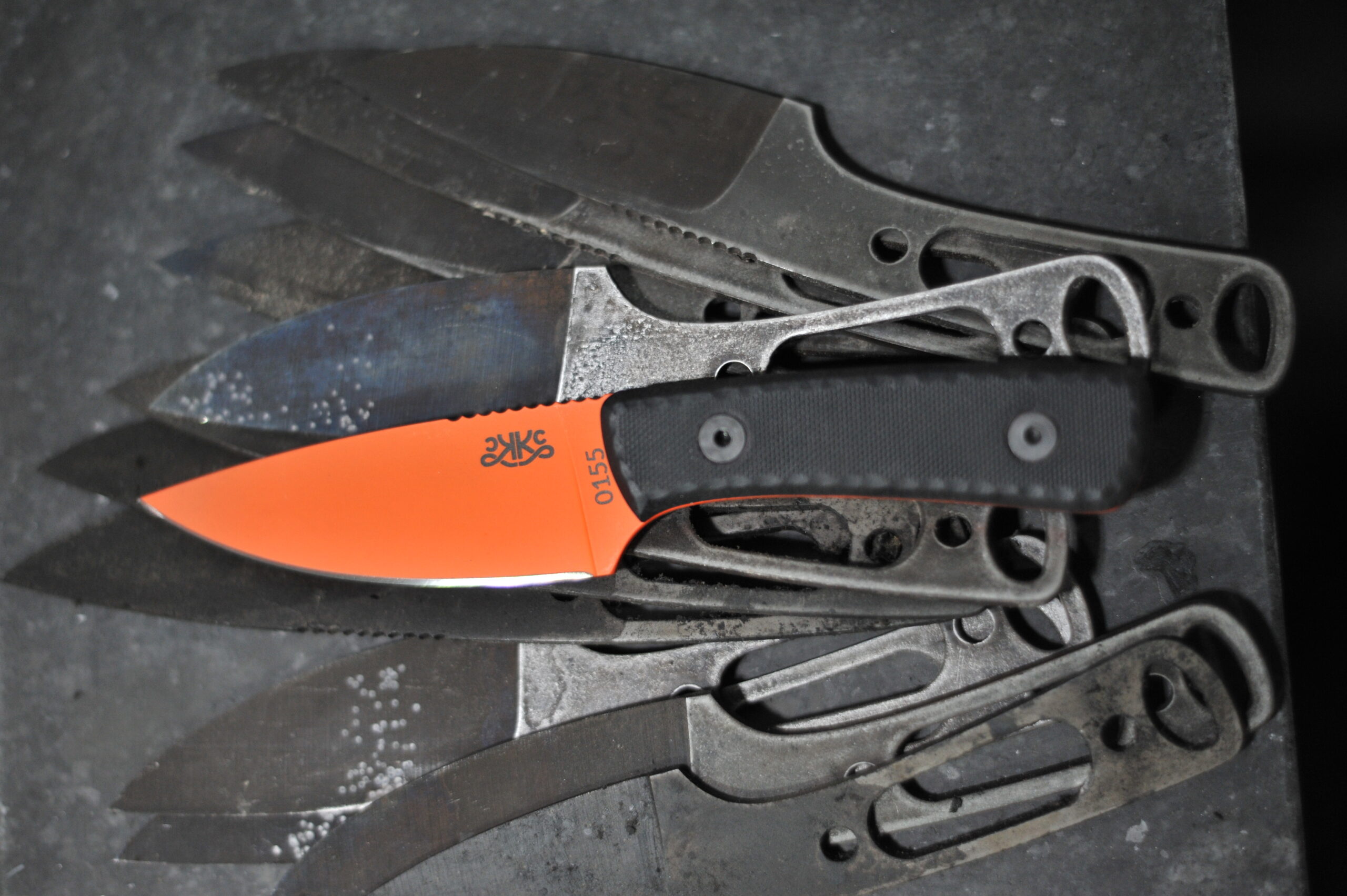 Nekoti- Black G10 Peel Ply Hunter Orange Cerakote - Kickapoo Creek ...